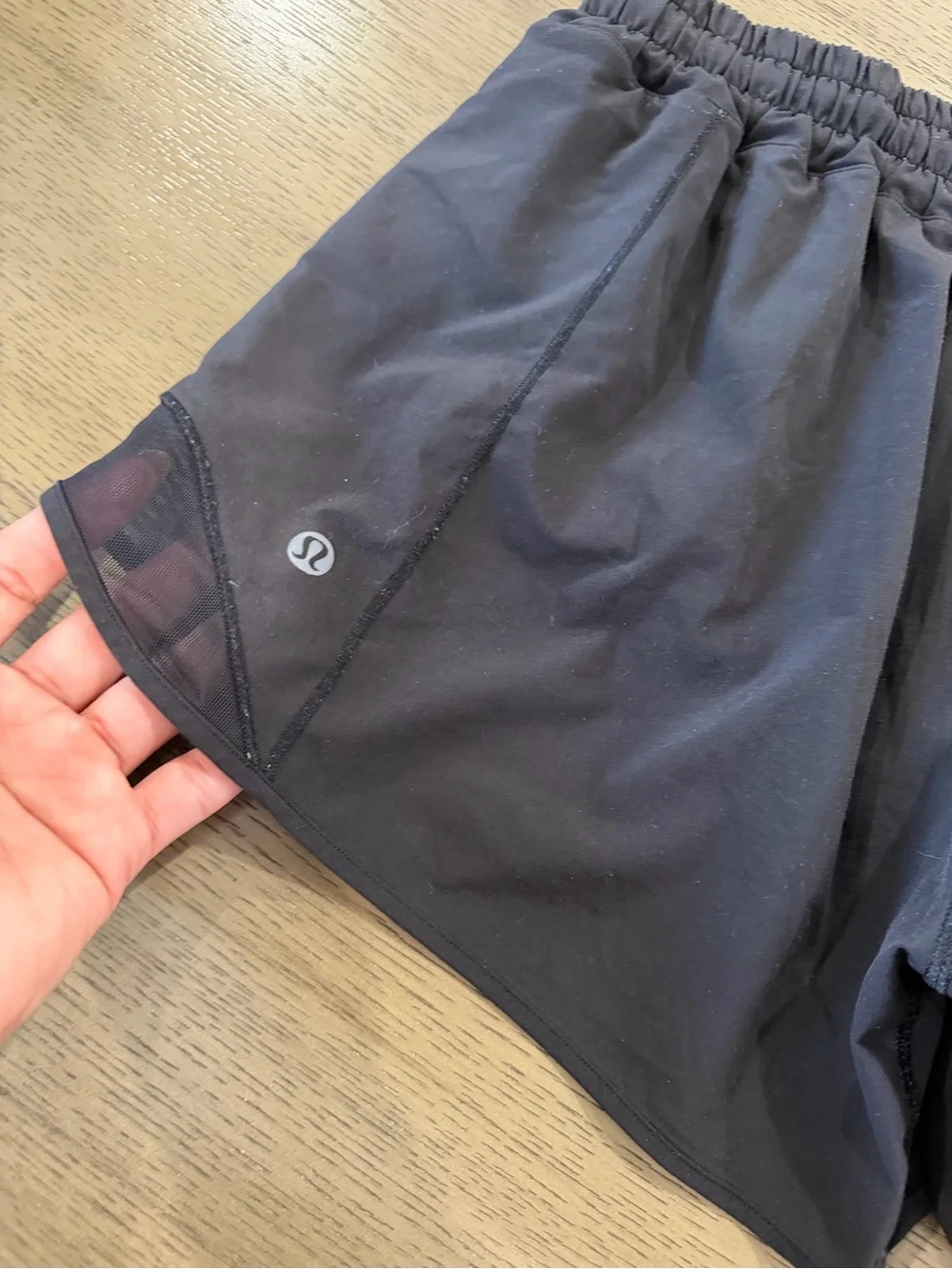 lululemon athletica Black Athletic Running Shorts